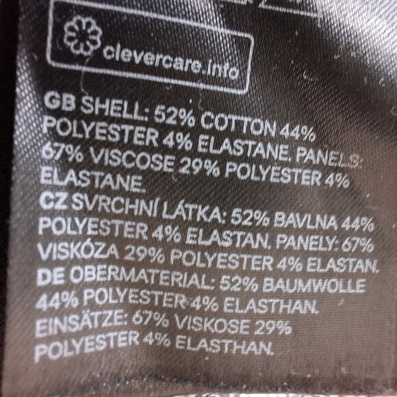 Divided H&M Color Block Bodycon Dress Size 14 Chrome Back Zipper Sleeveless - Picture 13 of 14